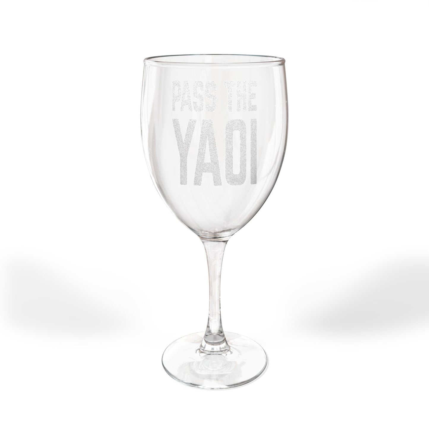 Pass the Yuri/Yaoi Wine Glass