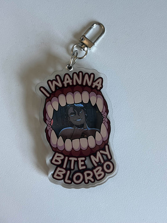 Bite Your Blorbo Photocard Keychain