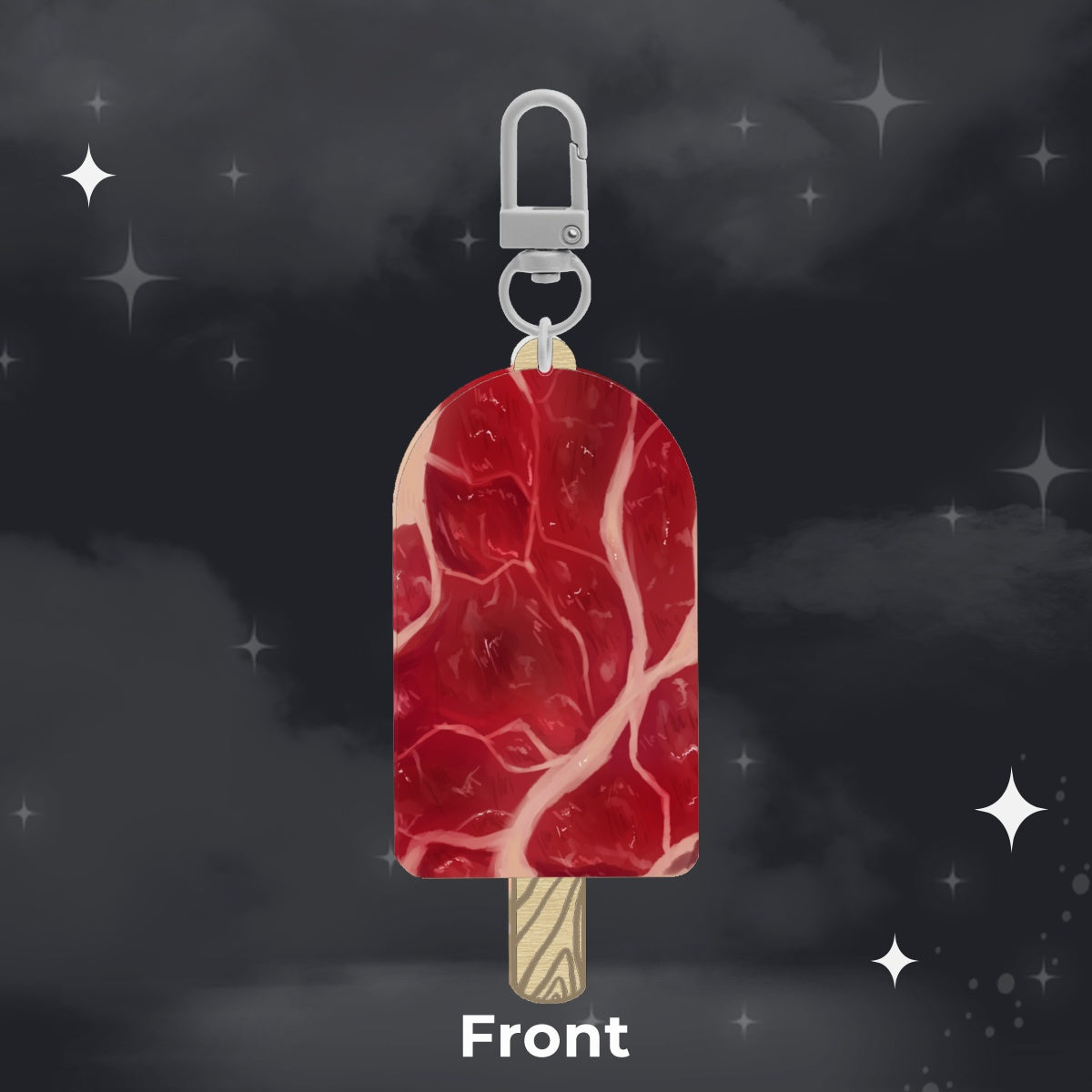 Meat Popsicle Keychain - FILMSLASH