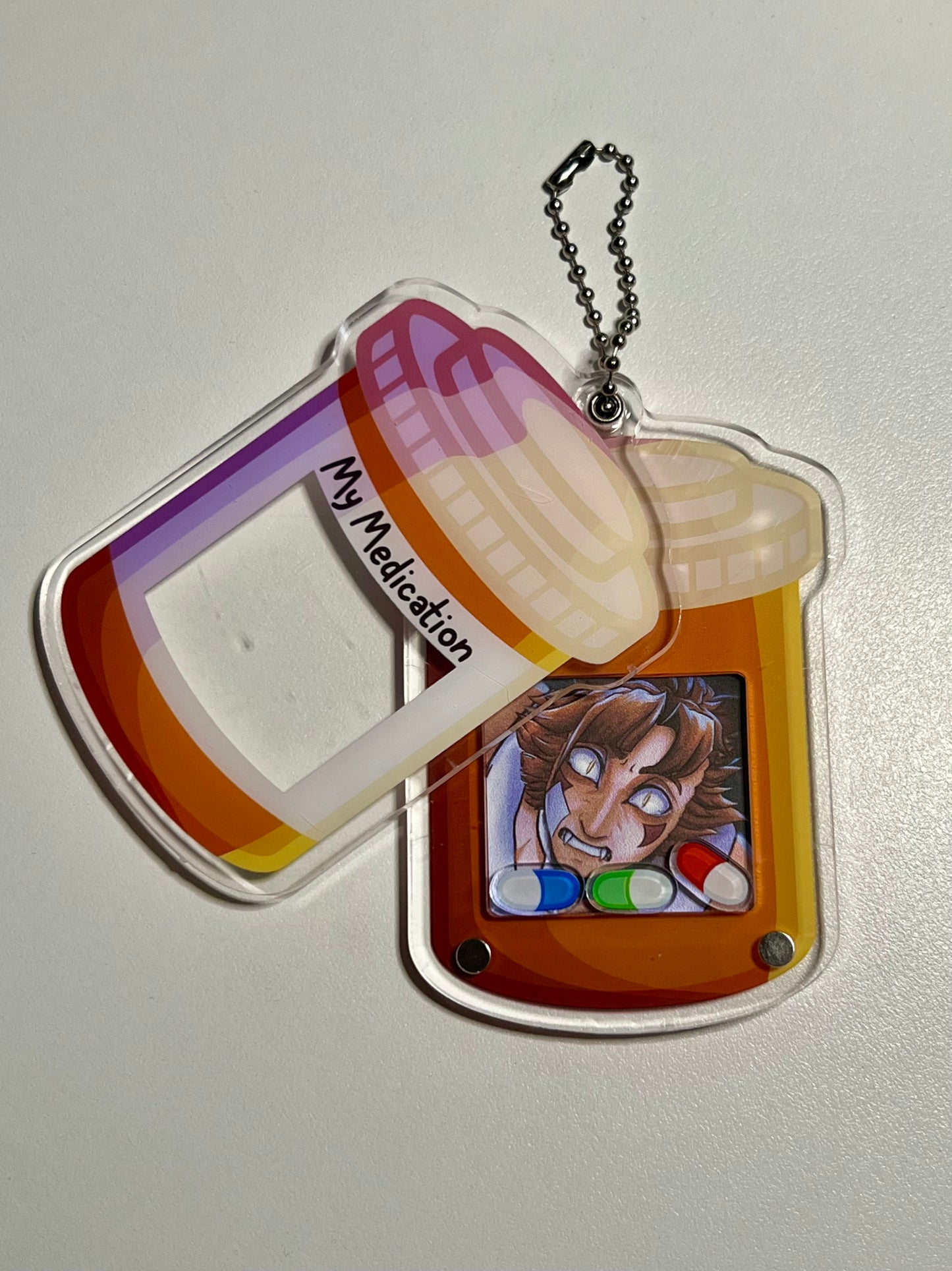 My Medication Bottle Photocard Keychain