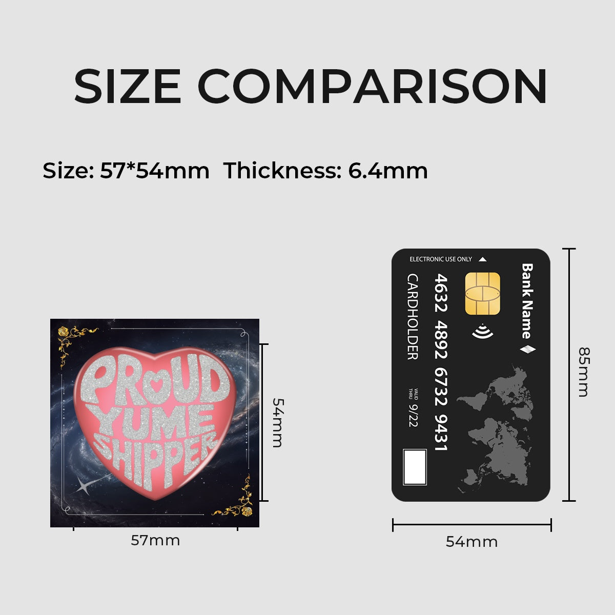 Proud Yumeshipper Glitter Pin