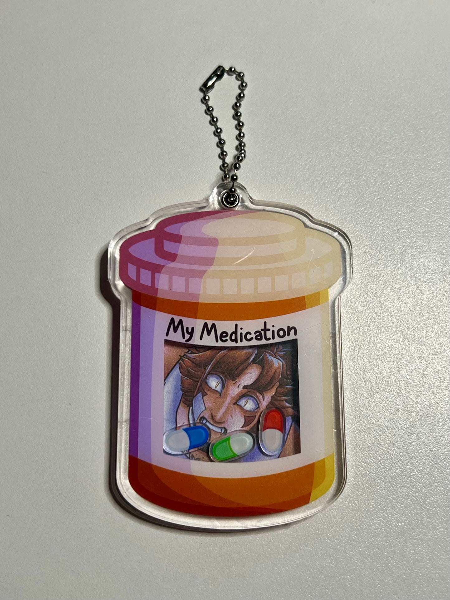 My Medication Bottle Photocard Keychain