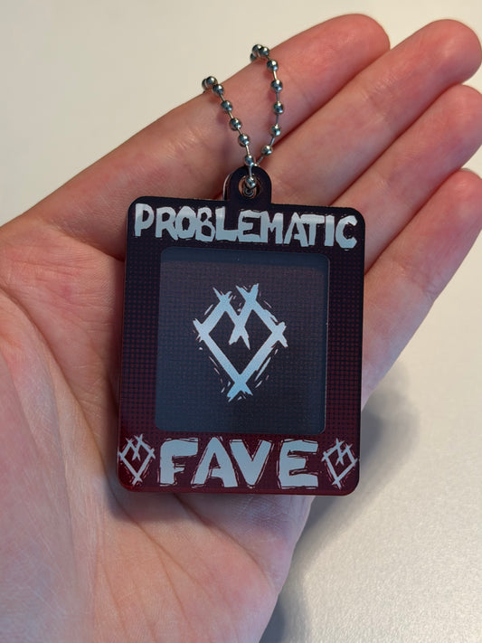 Problematic Fave Mini Photocard Keychain