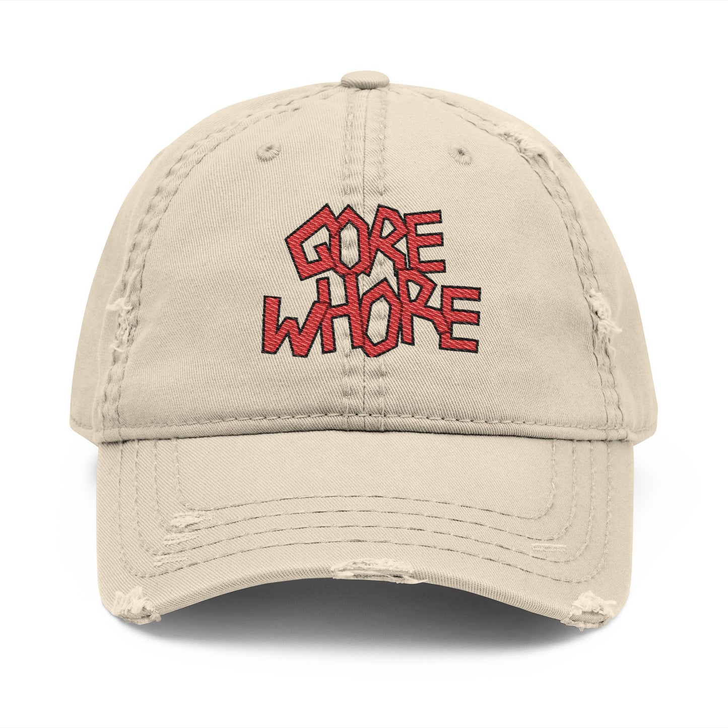 GORE WHORE Distressed Cap