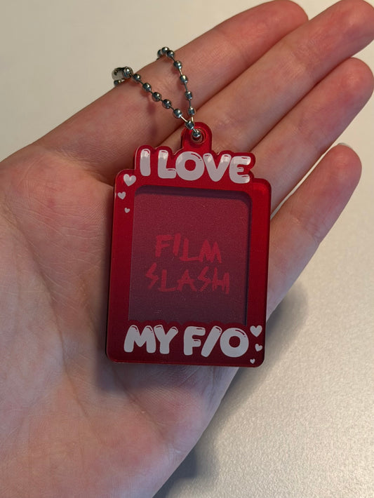 Mini "I Love My F/O" Photocard Holder