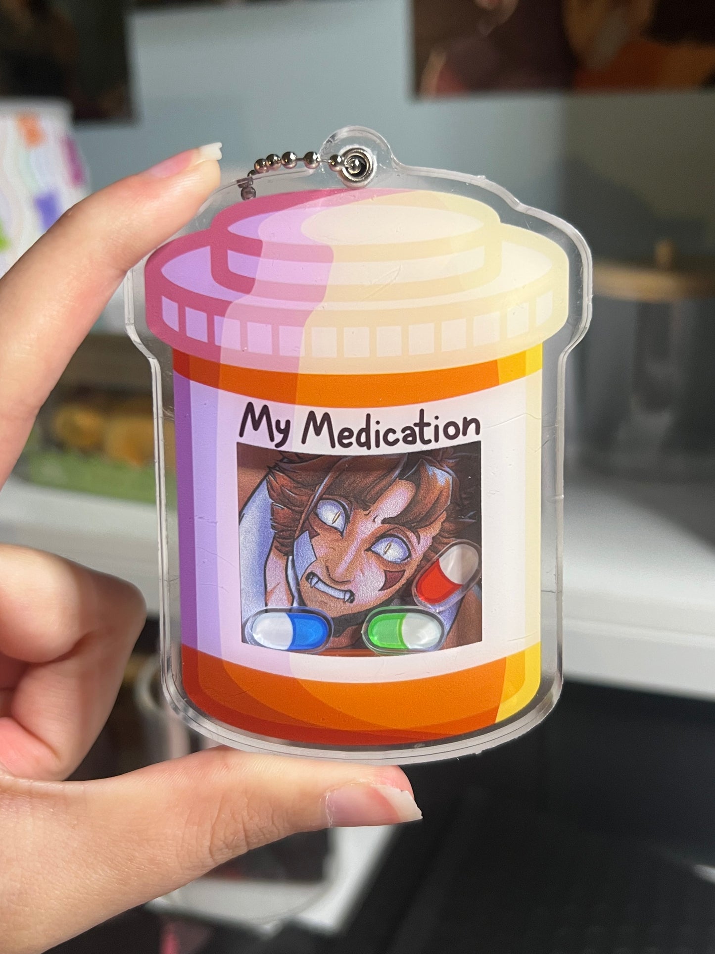 My Medication Bottle Photocard Keychain