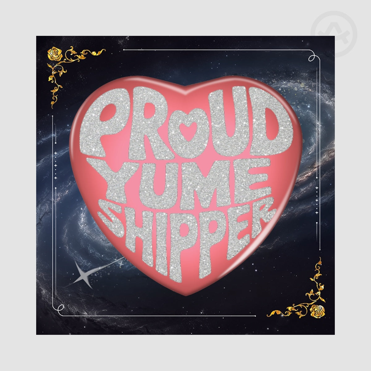 Proud Yumeshipper Glitter Pin