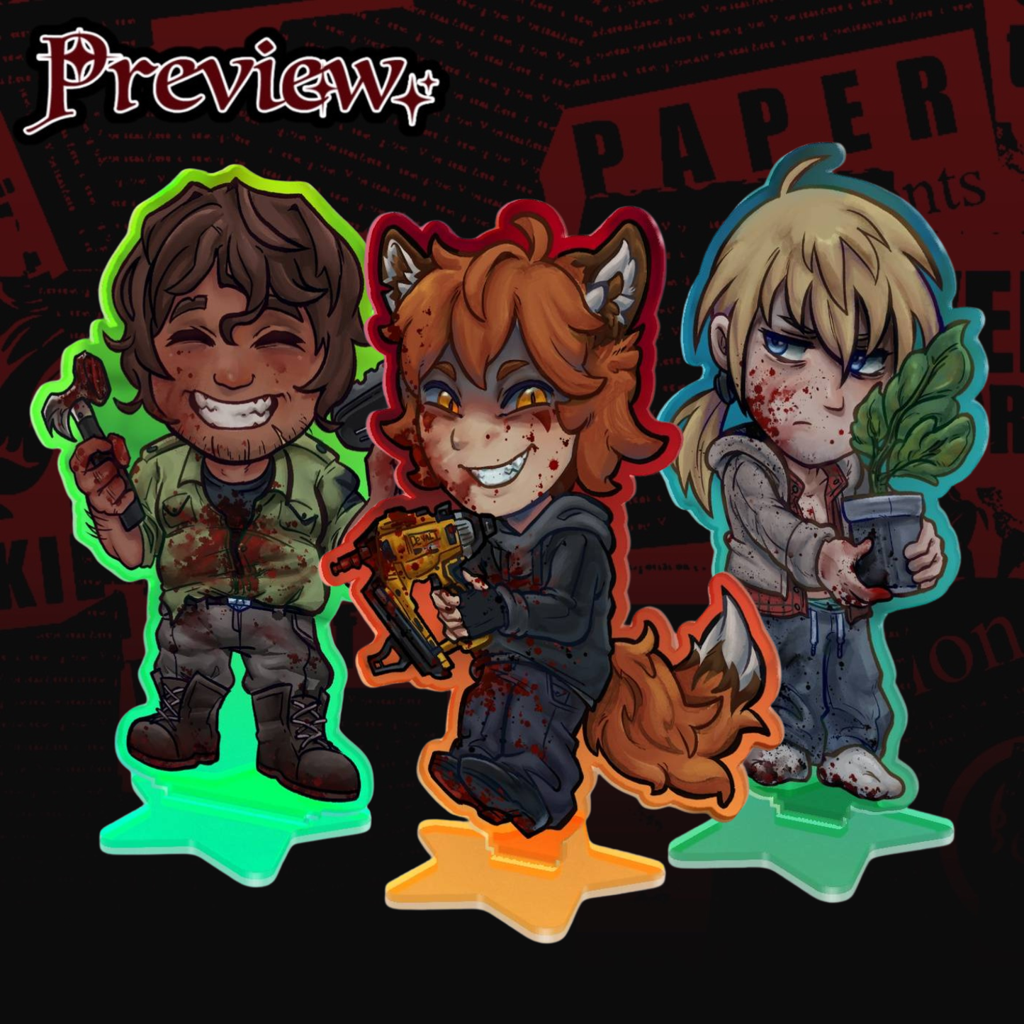 YKMET Acrylic Standees