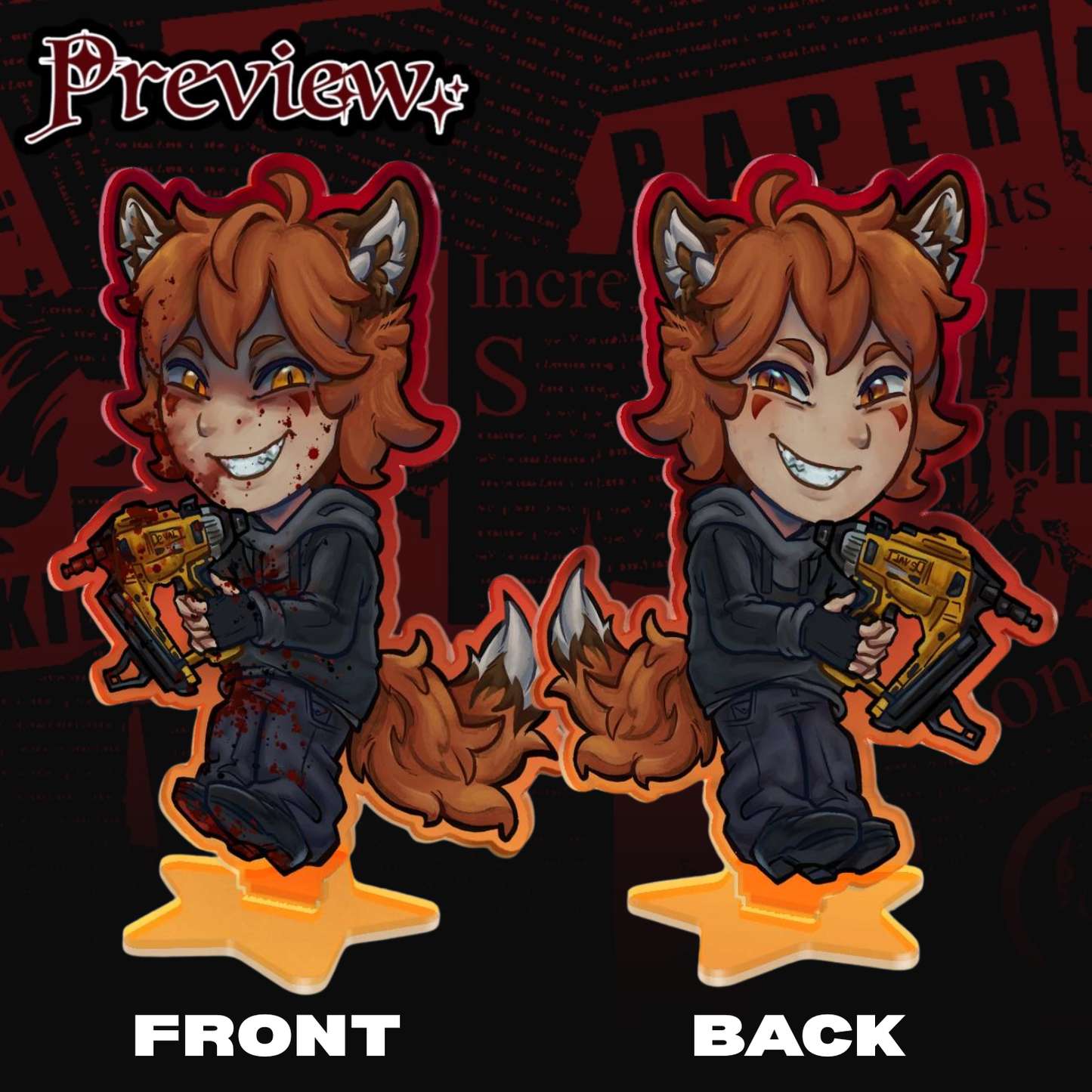 YKMET Acrylic Standees