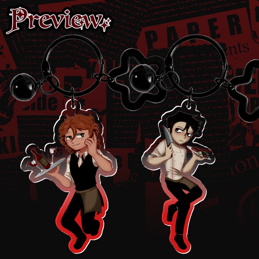 Deadplate Acrylic Keychains