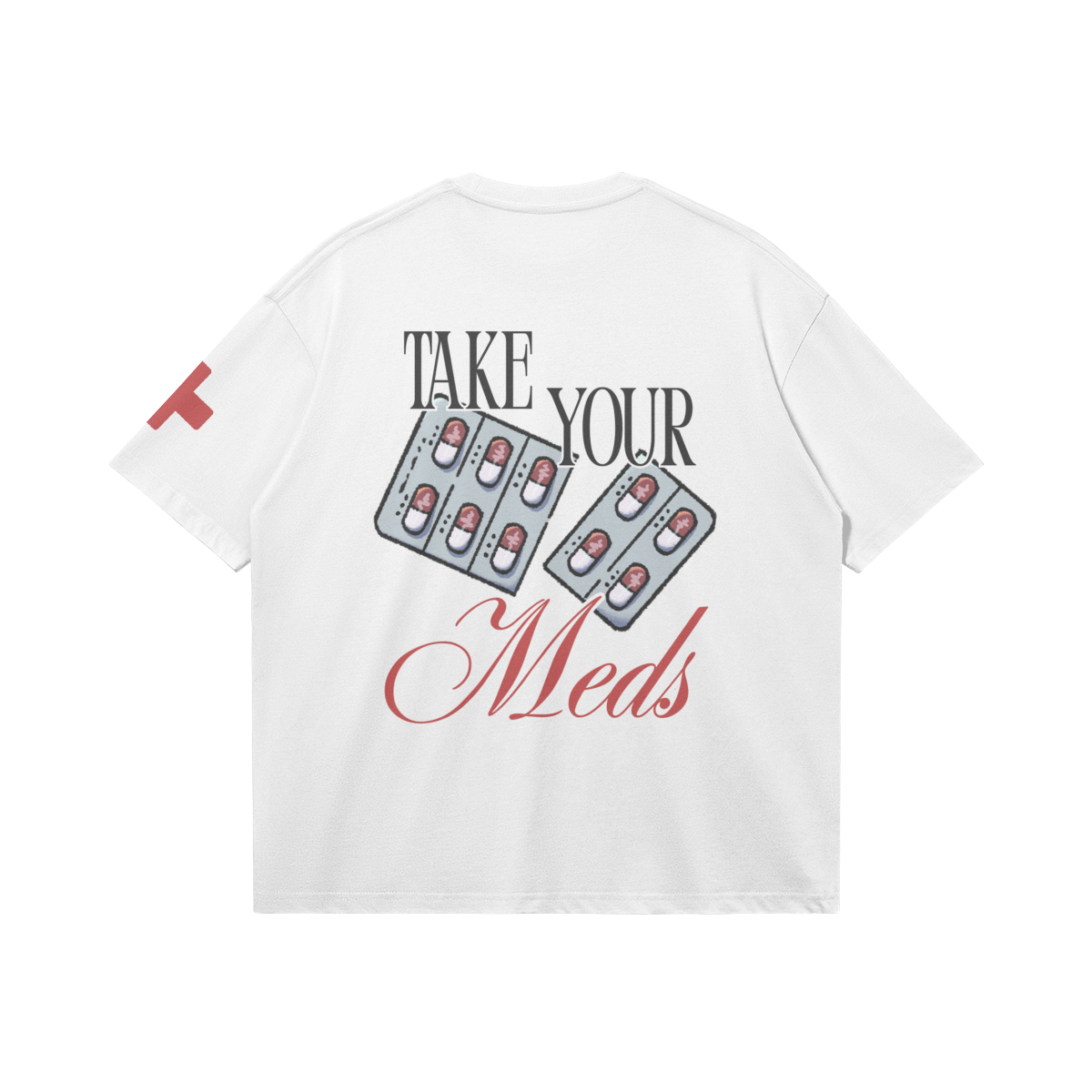 Take Your Meds Boxy T-Shirt - FILMSLASH