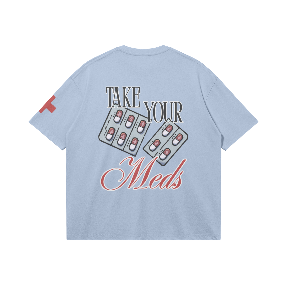 Take Your Meds Boxy T-Shirt - FILMSLASH