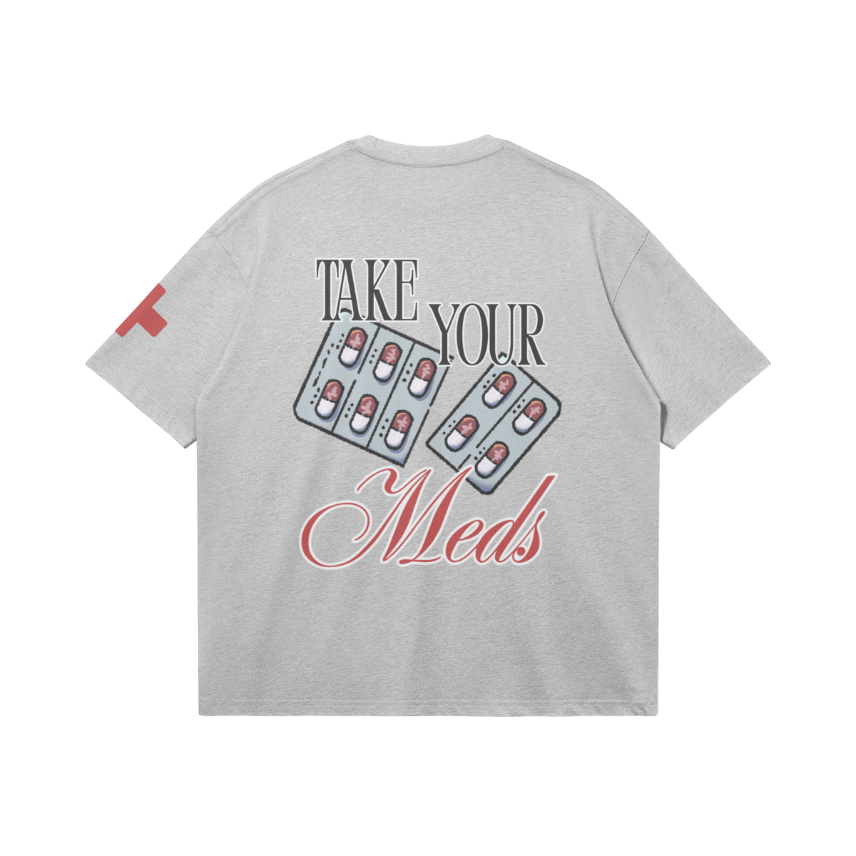 Take Your Meds Boxy T-Shirt - FILMSLASH