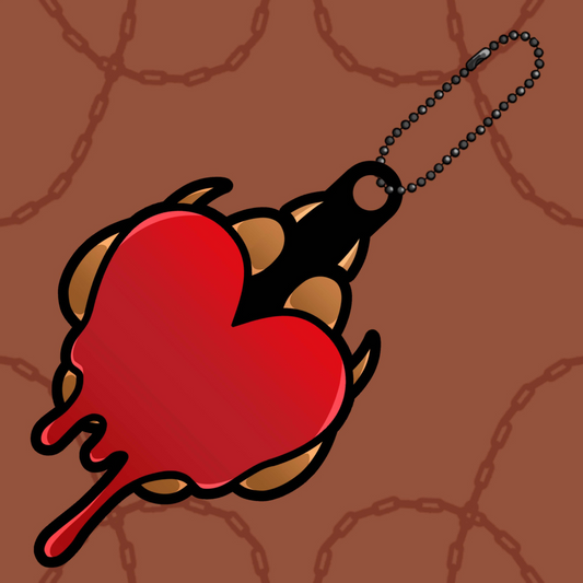 Heart Puffy PVC Charm