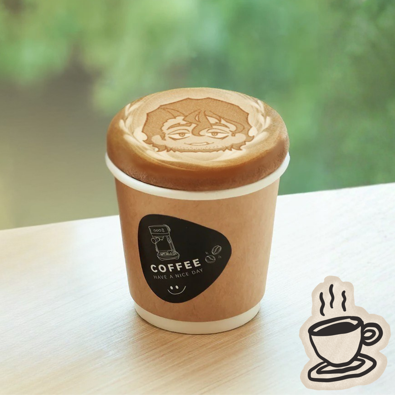 YKMET Coffee Plush Pins