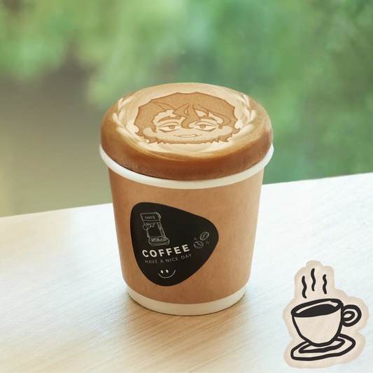 YKMET Coffee Plush Pins
