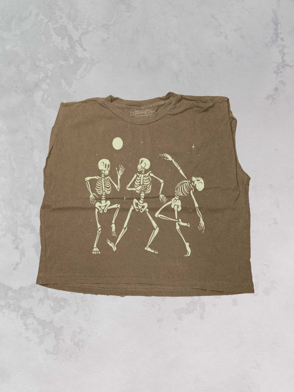 Dancing Skeletons Cropped Tank
