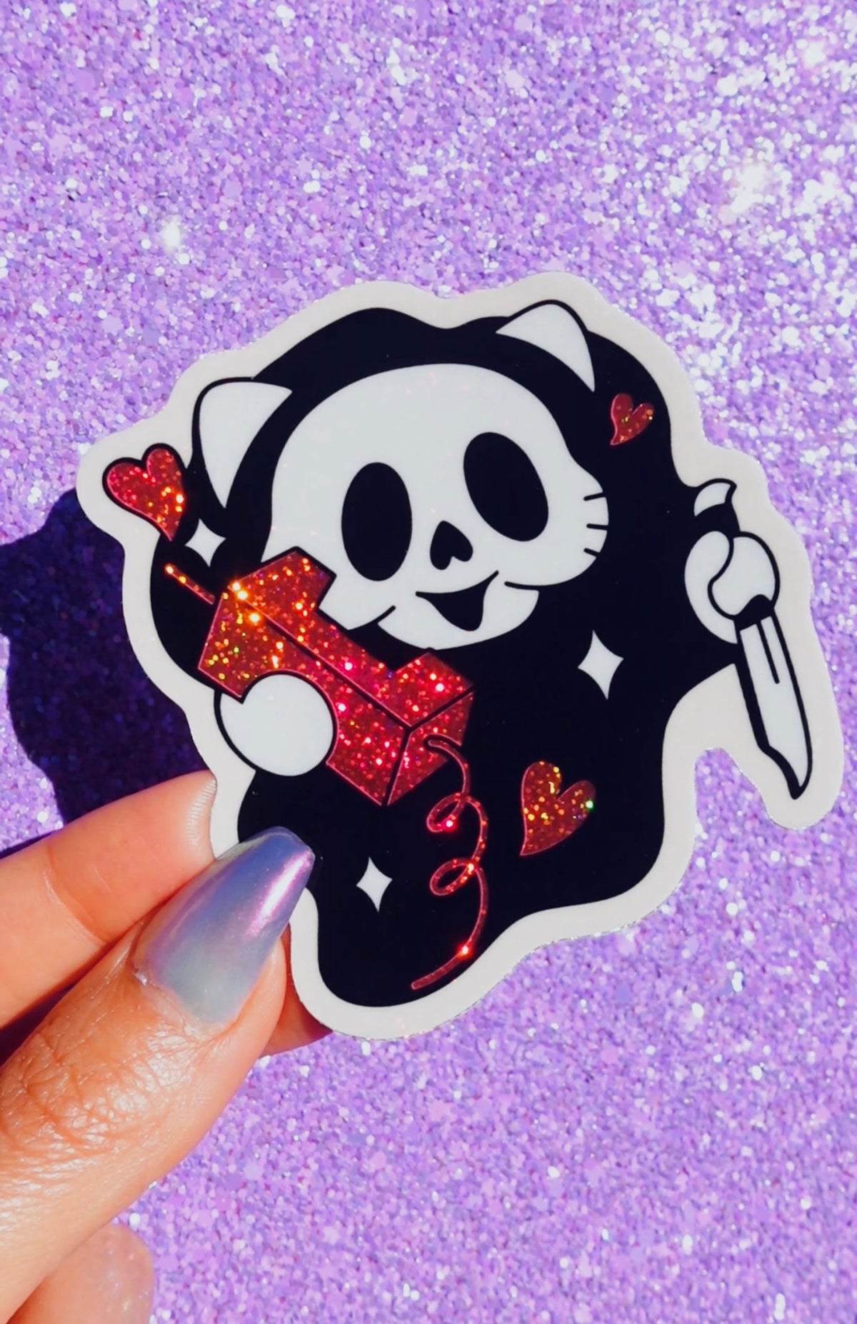 Ghost Kitty Sticker