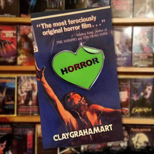 VHS Horror Enamel Pin