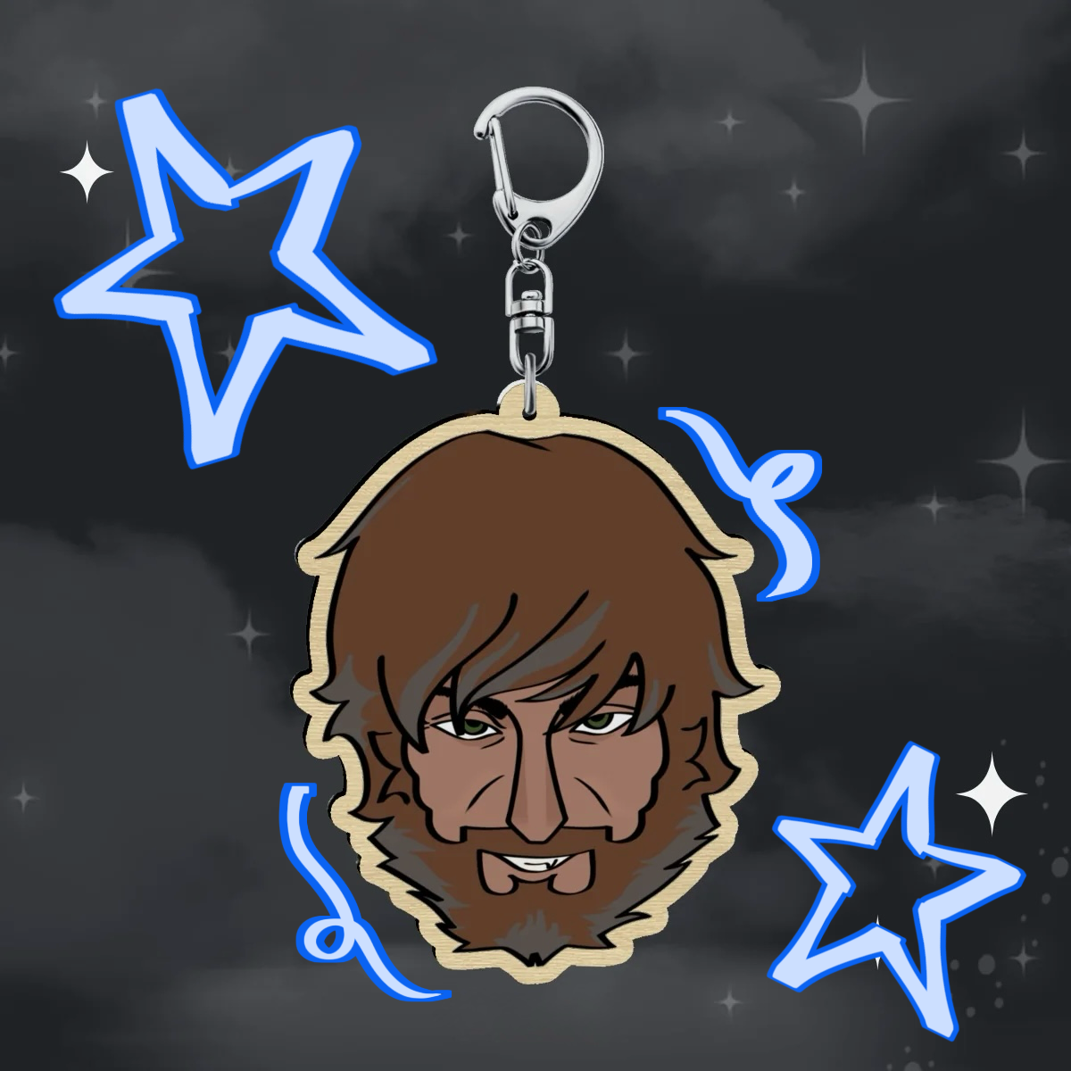 Mason Heiral Wooden Keychain - FILMSLASH